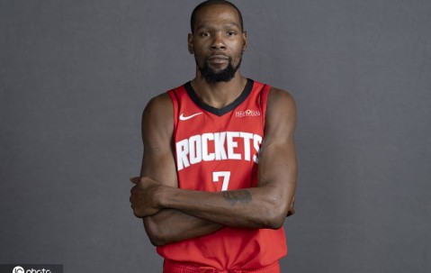 杜兰特今日不会迎来首秀 火箭将谢泼德推上先发