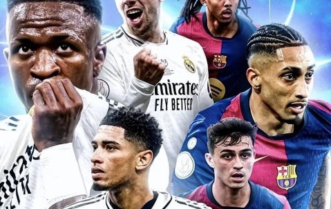 4-0！巴萨杀疯了，4连胜皇马，下轮取胜=提前夺冠，姆巴佩丢金球