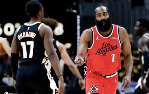 哈登27分9助9伦纳德21分 快船客场大胜老鹰