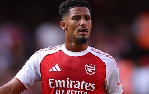 阿森纳后卫萨利巴最新伤情出炉，脚踝扭伤预计缺阵一个月