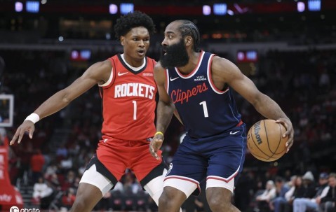 哈登22+7杜兰特16分 申京22+15火箭险胜快船