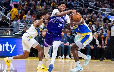 马尔卡宁27分杰克逊空砍24分 爵士胜步行者