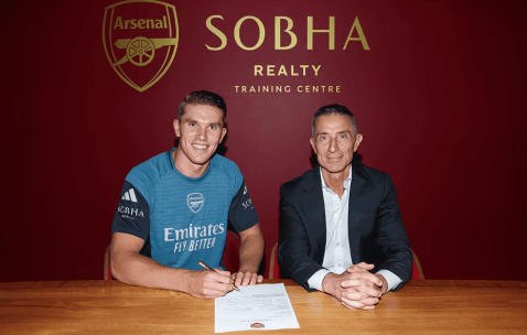 重磅！阿森纳官宣签下哲凯赖什披14号 转会费7602万欧