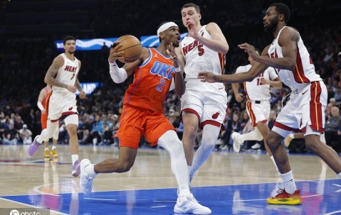 官方实力榜：雷霆重返榜马刺跌至第4 勇士第17