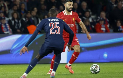 萨拉赫：不认为巴黎更该晋级 我们在状态稍微下滑时碰见全欧最强