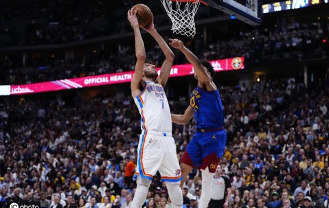 约基奇20+16戈登三分绝平 掘金加时胜雷霆2-1领先