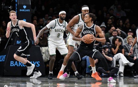 小波特12+6特伦特20分 篮网大胜雄鹿