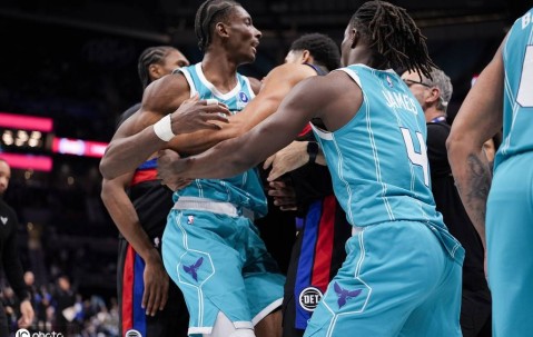 黄蜂活塞斗殴禁赛处罚出炉：斯图尔特7场 杜伦2场