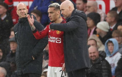 曝滕哈赫将再签安东尼，亿元先生5球2助攻，曼联标价5000万英镑