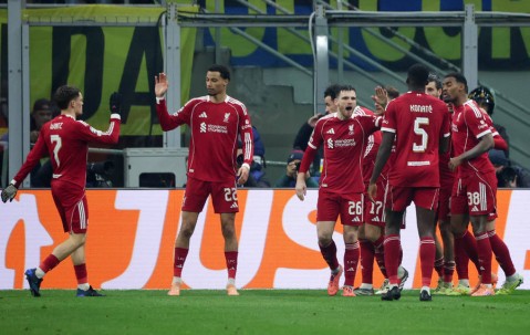 高清：欧冠利物浦1-0国米 索博点射绝杀