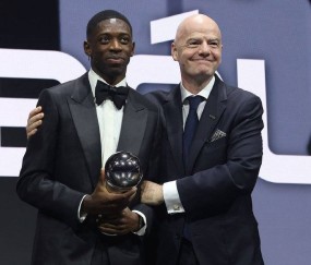 2025FIFA年度颁奖典礼:登贝莱当选世界足球先生