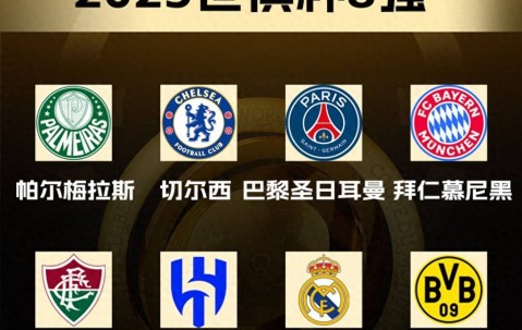 世俱杯8强分布：德甲巴甲各2队 英超西甲法甲各1队 意甲全军覆没