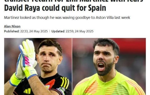 认真的吗？太阳报：阿森纳希望签回大马丁，皇马马竞关注拉亚