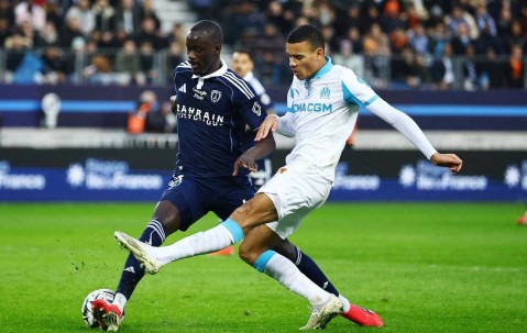 法甲第三马赛主场3-0力克雷恩，率先晋级法国杯八强