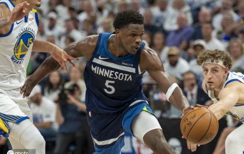 爱德华兹带伤20+9库里缺阵 勇士不敌森林狼总分1-1