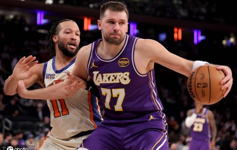 东契奇30+15布伦森12+13 湖人不敌尼克斯