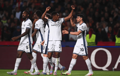 OD资讯：控球率仅28%仍轰入三球！国际米兰创欧冠历史纪录