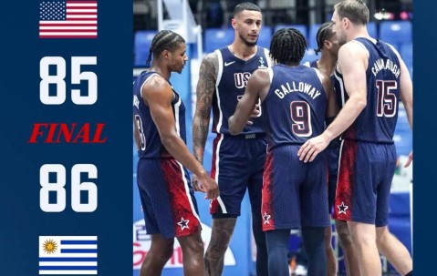 美洲杯-加洛韦空砍25分 乌拉圭爆冷胜美国