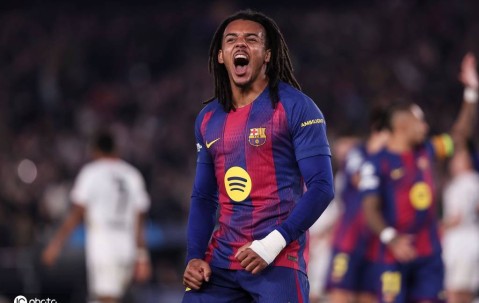 孔德梅开二度刷新纪录 巴萨主场2比1逆转法兰克福