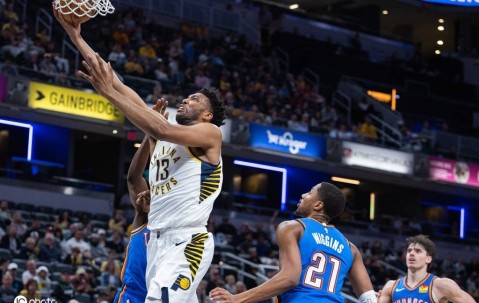 季前赛-马瑟林16+6巴恩海泽16+11 步行者轻取雷霆